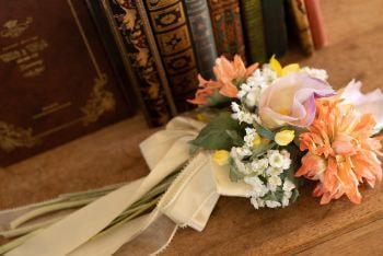 優奈さんが卒業制作でつくったブーケ